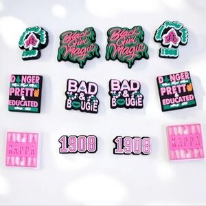 AKA Sorority Croc Charms